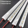 LED aluminum rigid light bar DC12V 50CM 20 inch U/V-shape 5730 36LEDs LED aluminum channel Home decoration lighting or connector