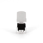 Honyone TS6-A Series Round Top 10mm Cap With LED 6+2 Pin DPDT PCB Mount Mini Push Button Switch