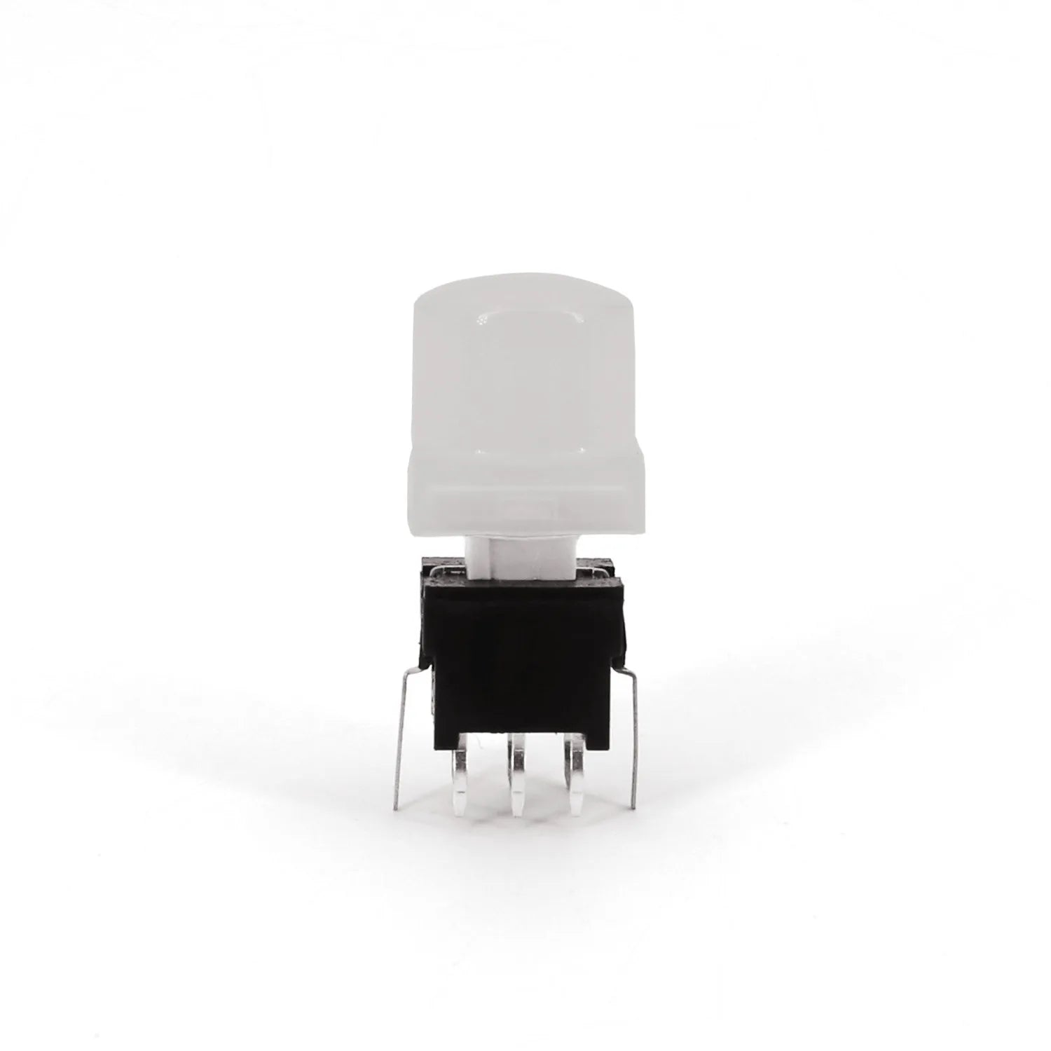 Honyone TS6-A Series Round Top 10mm Cap With LED 6+2 Pin DPDT PCB Mount Mini Push Button Switch