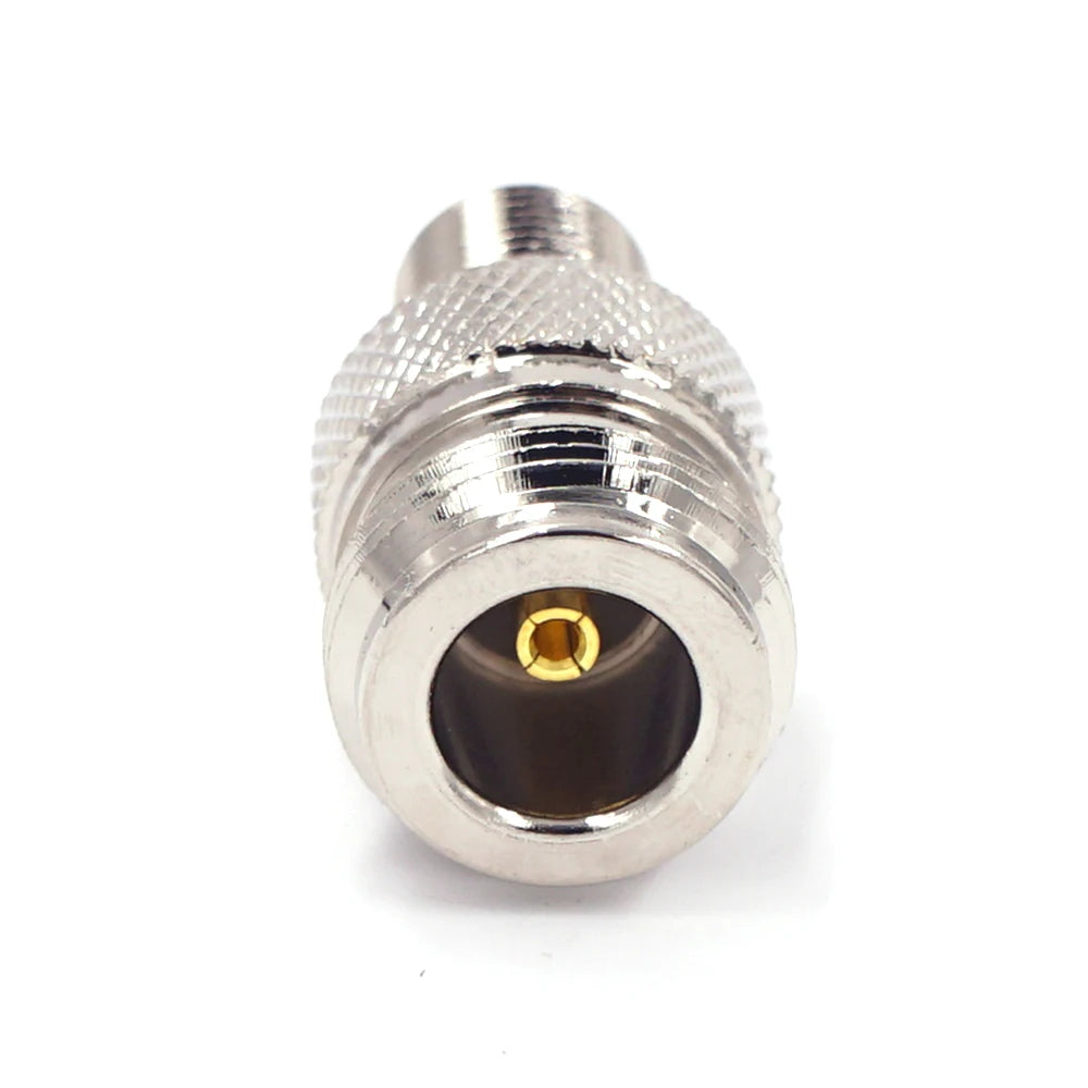 N Type Female to F Female RF Coaxial Adapter Connector