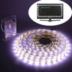3AA Battery Powered LED Strip 5V 2835 SMD 60LEDs/m Waterproof Flexible LED Tape TV Backlight Warm White Red Green Ice Blue Pink