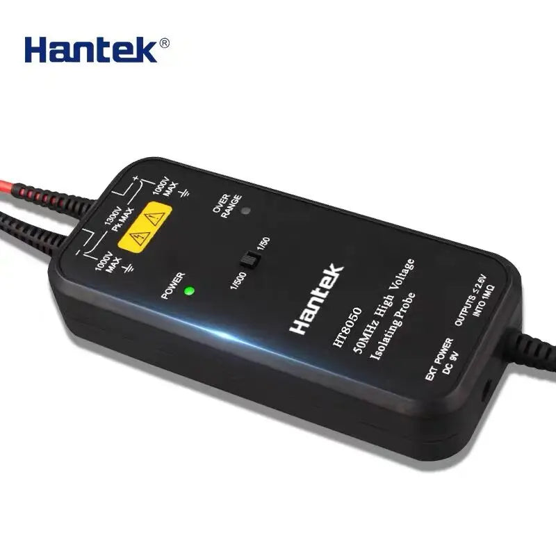 Hantek 100MHZ Oscilloscope HT8050/HT8100 High Voltage Differential Probe Isolation Probe LED Indicator Accessory Tools