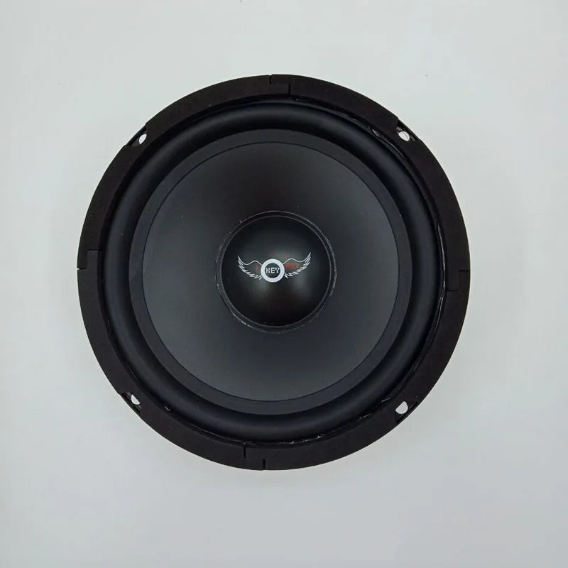 2pcs/Lot  6/ 6.5 inch  Loudspeakers 300W Max 8 Ohm Black Rubber Edge PP Cone Car HiFi  Audio Midrange Speakers KTV