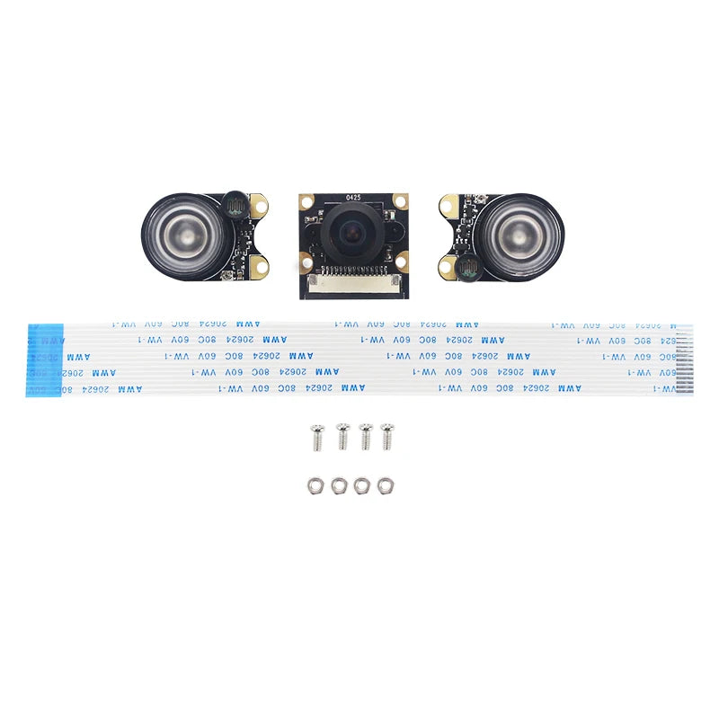 Raspberry Pi 5 8MP Camera Night Vision 160° FOV IMX219 Camera Optional Infrared IR LED for Jetson Nano RPI 5 Pi5