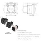 1PC D Type Chassis Connector, D Female Socket Panel Mounted Connector HDMI-Compatible