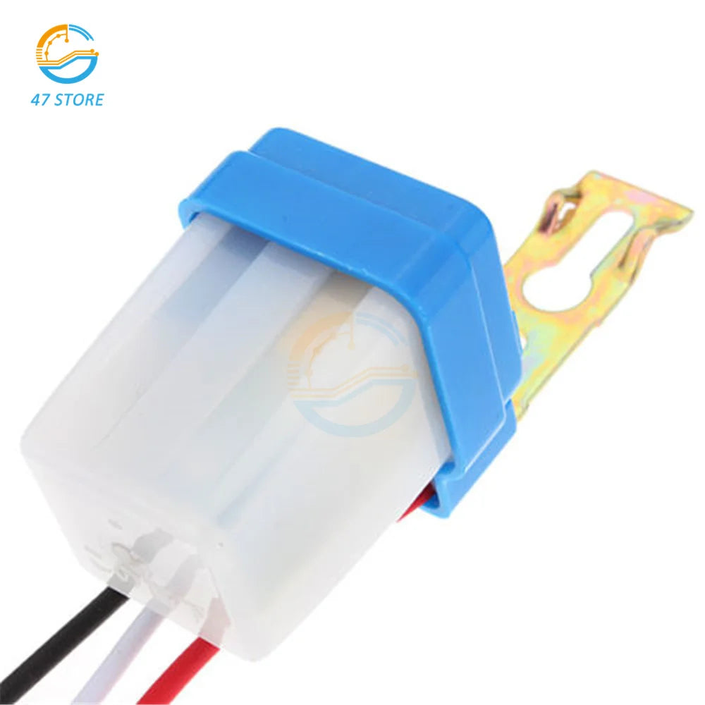 Automatic On Off Photocell Street Lamp Light Switch Controller DC12V AC 220V 50-60Hz 10A Photo Control Photoswitch Sensor Switch