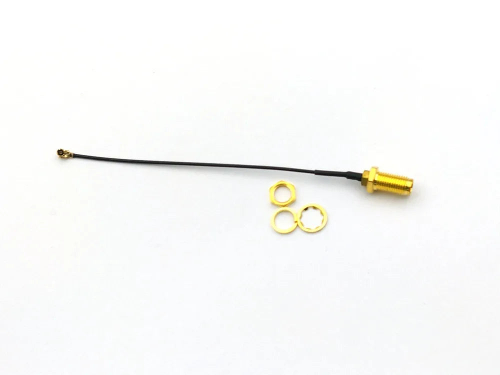 50pcs/100pcs/400pcs Brass SMA Female Nut Bulkhead to U.FL Ufl Female 1.13 Cable Pigtail