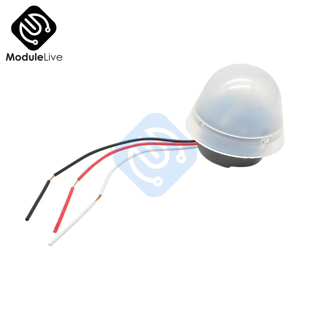 AS-20 DC 12V AC 110V 220V 10A Waterproof Sensitive Auto Photo Switch On/Off Photocell Street LED Light Switch Sensor Switch Tool