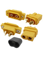 2Pcs XT60 XT60E-M XT60H-F Plug Banana Bullet Male Female Connector with Housing Sheath For RC FPV Charger Battery Motor ESC