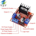 1/3PCS DIYTZT Dual H Bridge DC Stepper Motor Drive Controller Board Module L298N