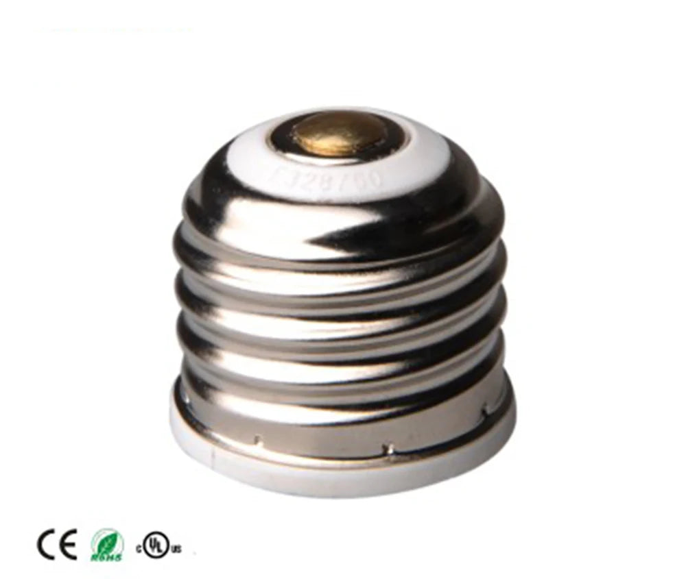4pcs E26 to E12 Light Socket Adapter UL Medium Lamp Holder Converter Base Socket Chandelier LED Light Bulb Reduce Extender