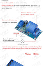 TZT TTP223 12V 1-Channel Touch Relay Module Capacitive Touch Key Switch Sensor Self-Locking/No-Locking HTTM Touch Button