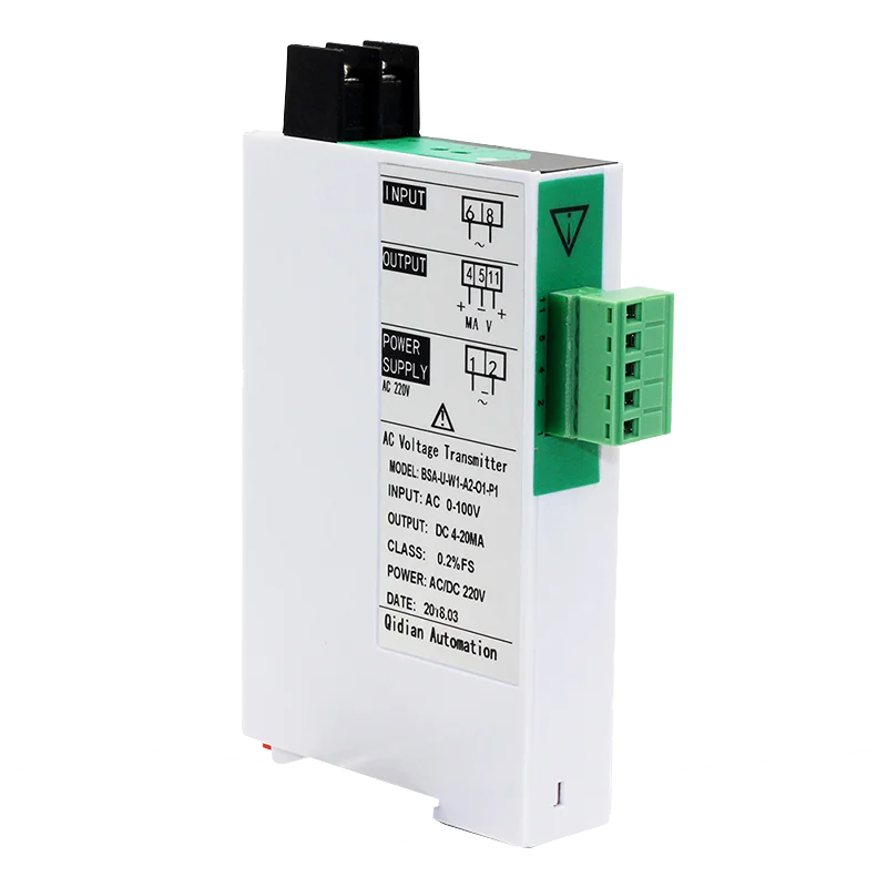 AC 0-1A 2A 5A 10A Current Transmitter 4-20mA 0-5V RS485  Output AC Current Transducer