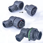 7 Pin 1.5mm BU-STE KPL CIRCULAR DIN HOUSINGS Connector 968421-1 967650-1 1718230-1 For Truck Tail Light Connector