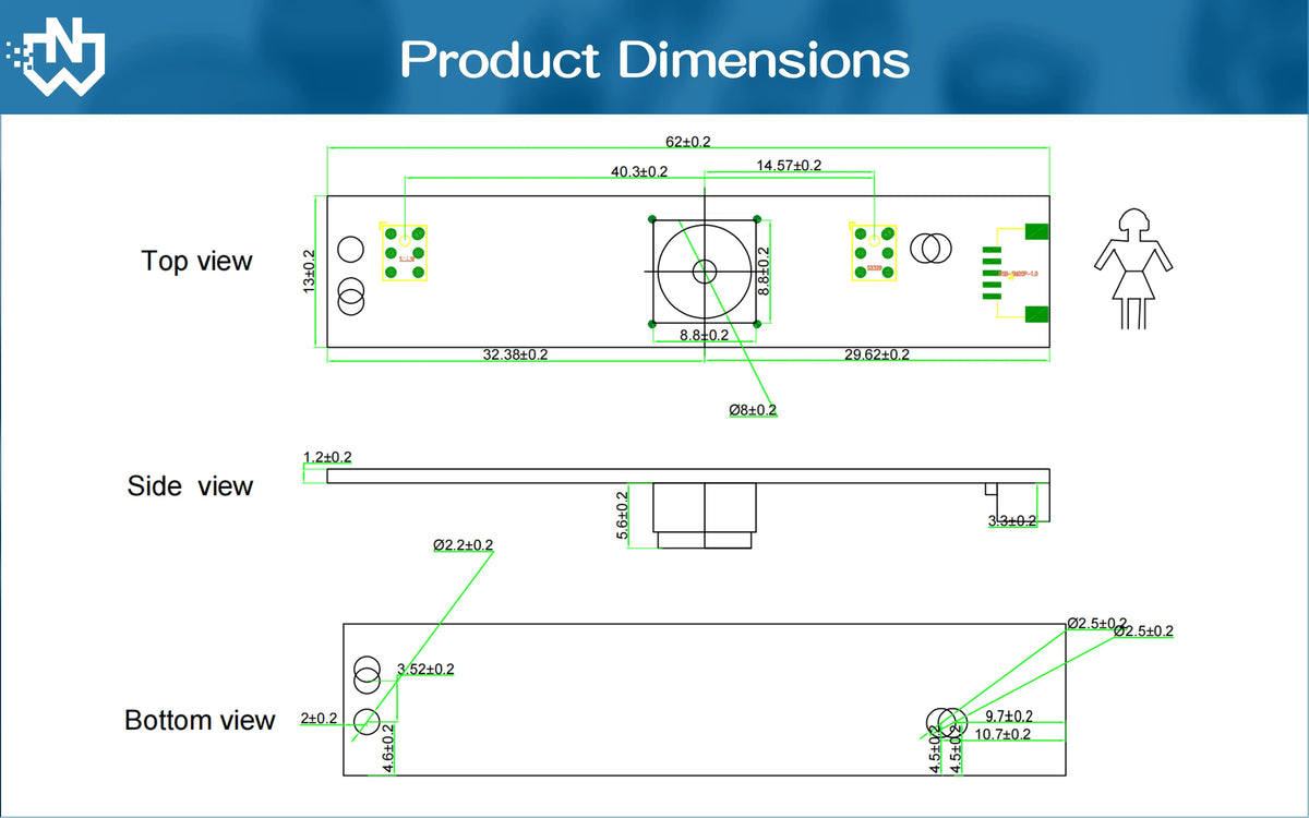 4656H x 3496V 16MP HD IMX298 USB Camera Module Autofocus 78.4 Degree with Micphone for Face Recognition  Digital Laptop