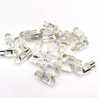 10x 2021 Newest W5W Led T10 Car Light COB Glass 6000K White Auto Automobiles License Plate Lamp Dome Read DRL Bulb Style 12V
