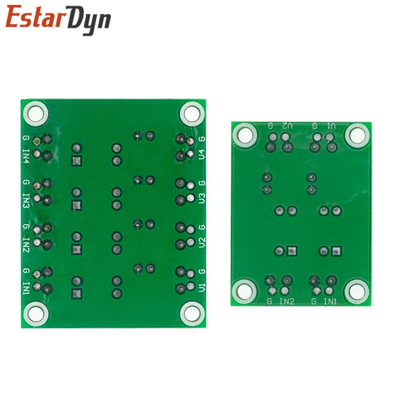 EstarDyn 2/4 Ch PC817 Photoelectric Isolator Board, DC 3.6-30V Optocoupler Module for Raspberry Pi
