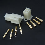 2/5/10 Sets 2.8mm Electrical Wire Connectors Kit Male Female Cable Terminal Plug for Cars Motorcycles 2/3/4/6/9 Pin Options