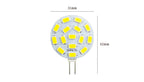 AC12V 24V LED G4 Round Spotlight Bulb 2W 3W 5730 15/24leds No Flicker Range Hood Lights Replace 20W Halogen Lamp