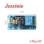 ESP8266 ESP-01 5V 12V 1 2  4 Way WiFi Relay Module Things Smart Home Remote Control Switch ESP01 WIFI Wireless Module Phone APP