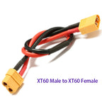 XT30 XT60 XT90 XT90S EC2 EC3 EC5 Tamiya MPX Deans JST Male to Female Extension Cable Wire 14awg 10/15cm for RC Battery Charger
