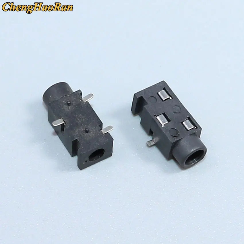 PJ Series 3.5mm Stereo Female Socket with Screw Audio Headphone Jack 3P Vertical Double Channel Connector 393 358 313 306（1-20）