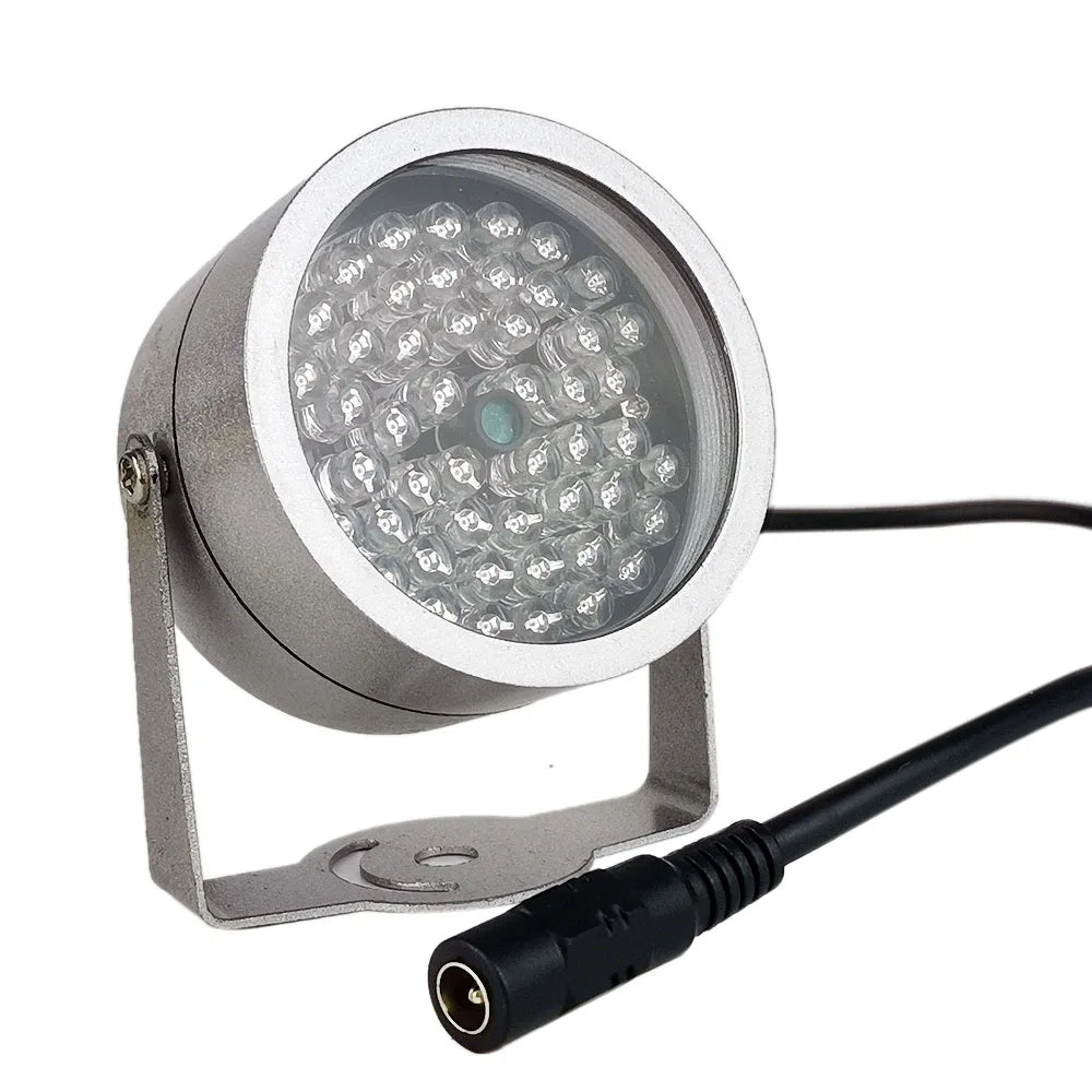 48 LED IR Illuminator Light Infrared Led Lamp 850nm Metal Waterproof Night Vision Lighting For CCTV Camera Fill Light With Screw