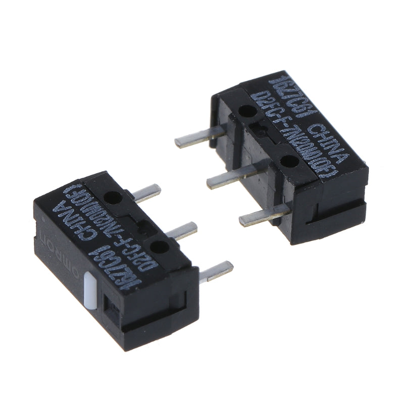 Mouse Micro Switch Original Omron D2FC-F-7N White Dot 20M Clicks Life Micro Switches 2PCS