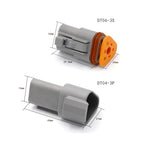2-12 Pin DT Deutsch Series Waterproof Auto Connector Kits Solid Contacts With Crimping & Removal Tools DT06-2S DT04-2P DT06-3S