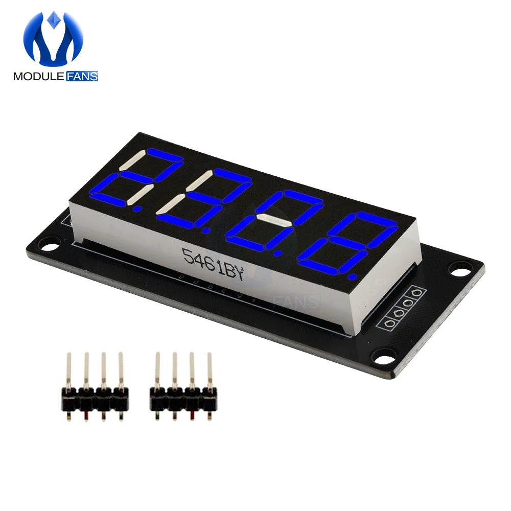 0.56 inch TM1637 LED Display Module 4 Digit LED Indicator for Arduino DIY Red Green Blue Yellow White