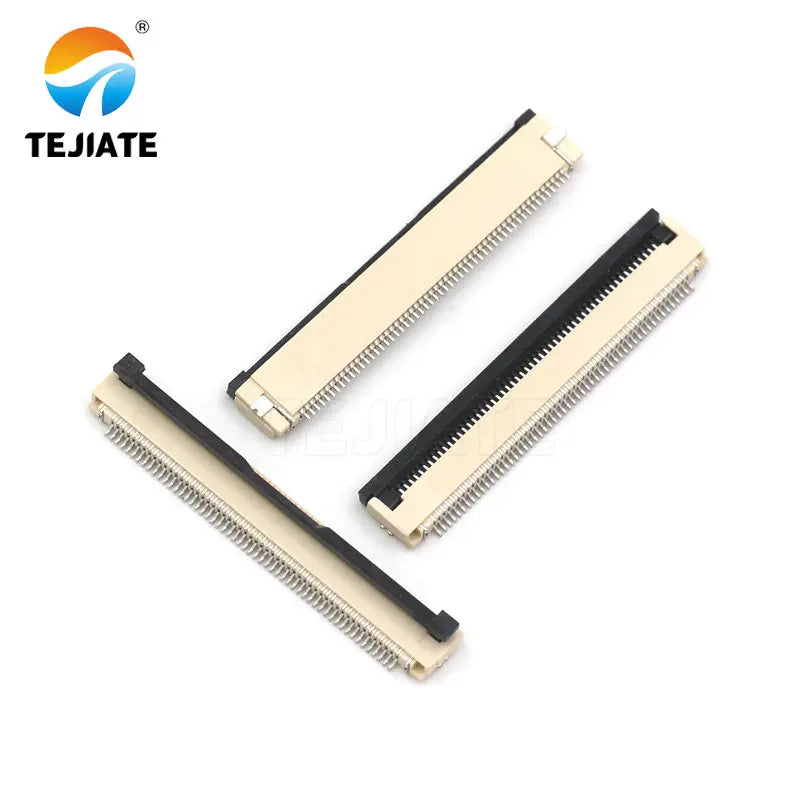 10PCS FFC/FPC Connector Flat Cable Socket 0.5MM Adapter 24/26/28/30/32/34/40/45/50/54/60P Down Flip Type Plug Kit