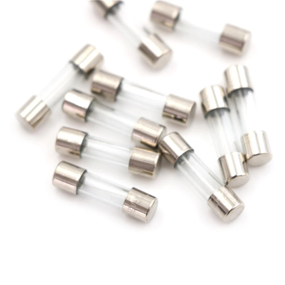 10pcs/lot 1A/1.6A/2A/3A/4A/5A T1.6A 250V New Slow Blow 1.6Amps Glass Tube Fuse 5mm x 20mm