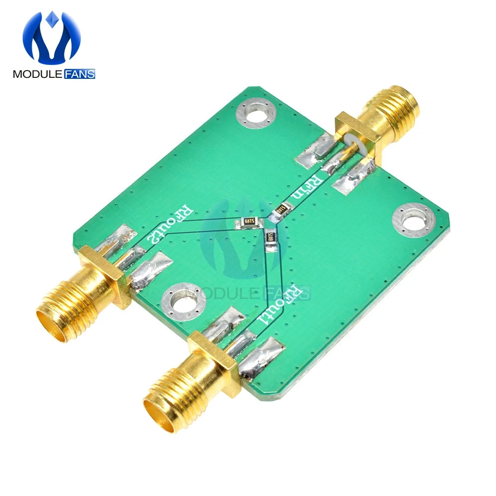 RF Microwave Resistance 6dB 50 Ohm RF Power Splitter Power Divider Splitter 1 To 2 Combiner SMA Radio Frequency Divider DC-5GHz
