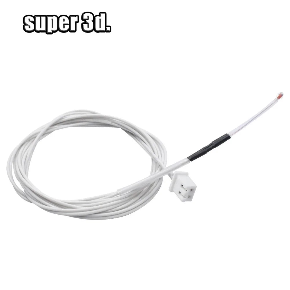 100K Ohm NTC 3D Printer Thermistor With Dupont/XH2.54 NTC3950 Thermal Sensor Heatbed Thermistors Temperature Heater Cable
