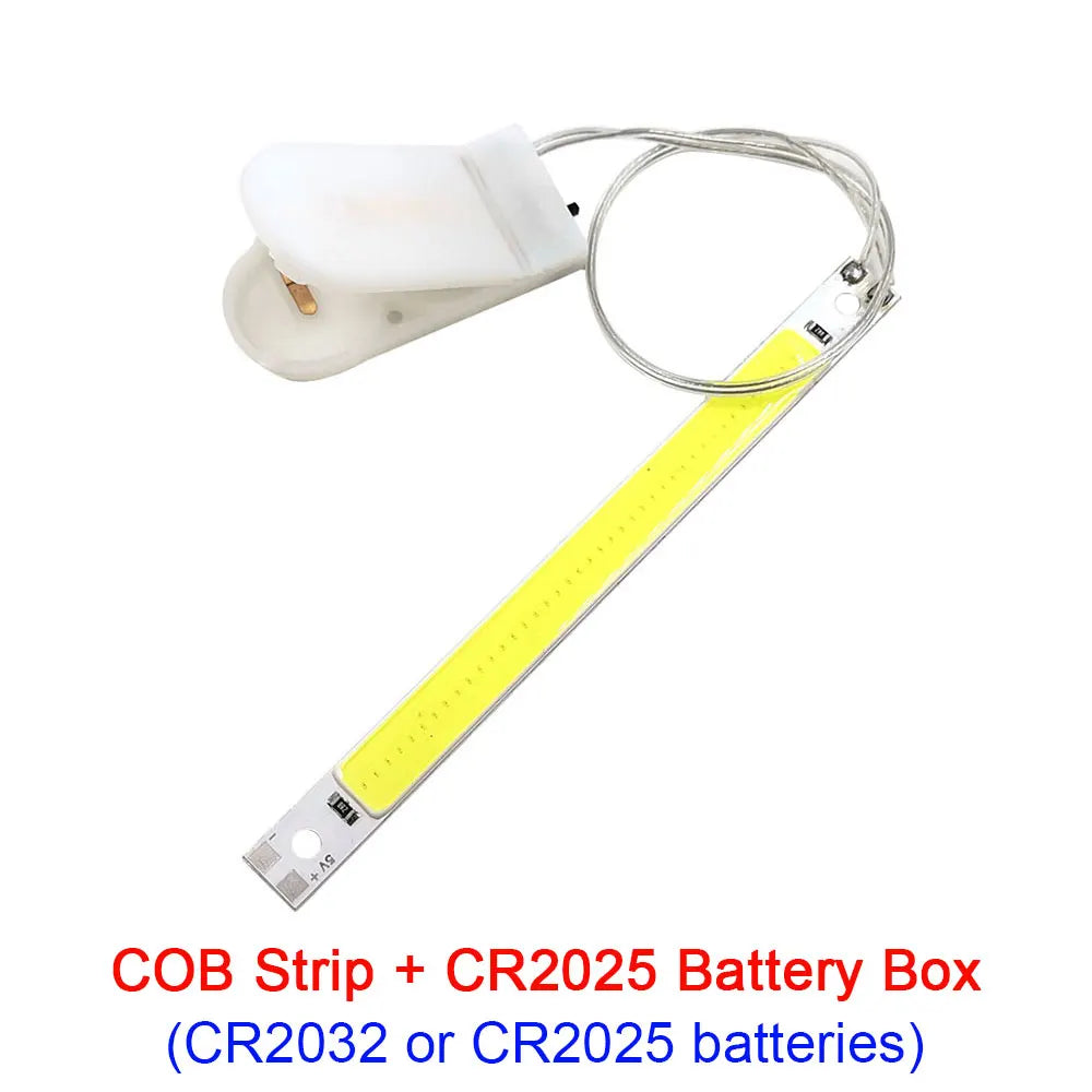 Dropshipping 120x10mm 3V 5V LED Bulb COB Strip Chip On Board  Warm Cold White Blue Red Green 5W LED Lights for COB Work Lamps