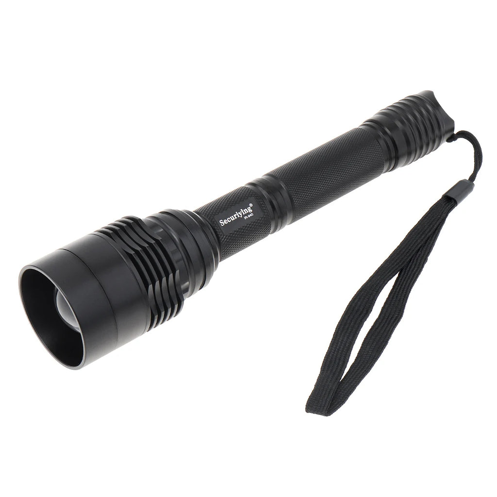 SecurityIng  Infrared Flashlight  IR 850nm 940nm T50 LED Zoomable Hunting Light Torch Long Range 18650 for Night Vision Device