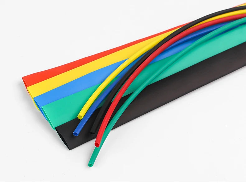 10M/lot Set Heat Shrink Tube 2:1 Kit Insulation Sleeving Termoretractil Polyolefin Shrinking Assorted Heat Tubing Wire Cable