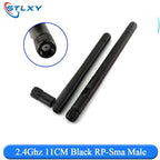 2PCS 2.4Ghz 3dbi WIFI Antenna 2.4G RP SMA Male Universal Antennas Amplifier WLAN Router Antenne Booster 2400-2500mhz