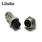 1Set GX16 2/3/4/5/6/7/8/9 Pin Male & Female 16mm Circular Aviation Socket Plug Wire Panel Connector Liludin