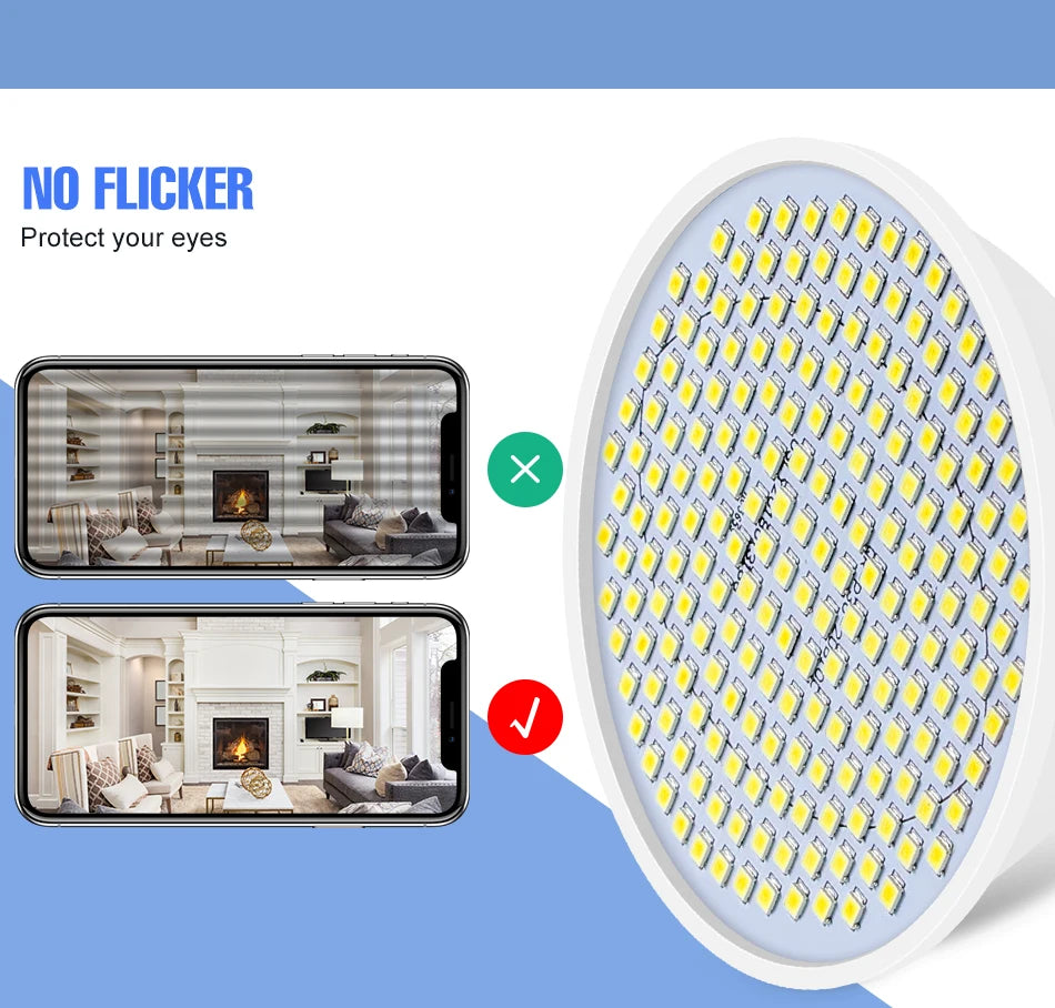 LED Bulb E27 Spotlight 220V Lamp 30W 50W 80W Warm White Light Bulb LED Chandelier 110V Ceiling Lamp For Home Living Room Bedroom