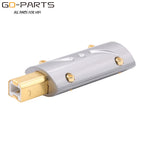 Viborg HI-END USB2.0 USB Plug Connector Type A B HiFi DIY DAC USB Cable 24K Gold Plated Bronze UA201 UB201