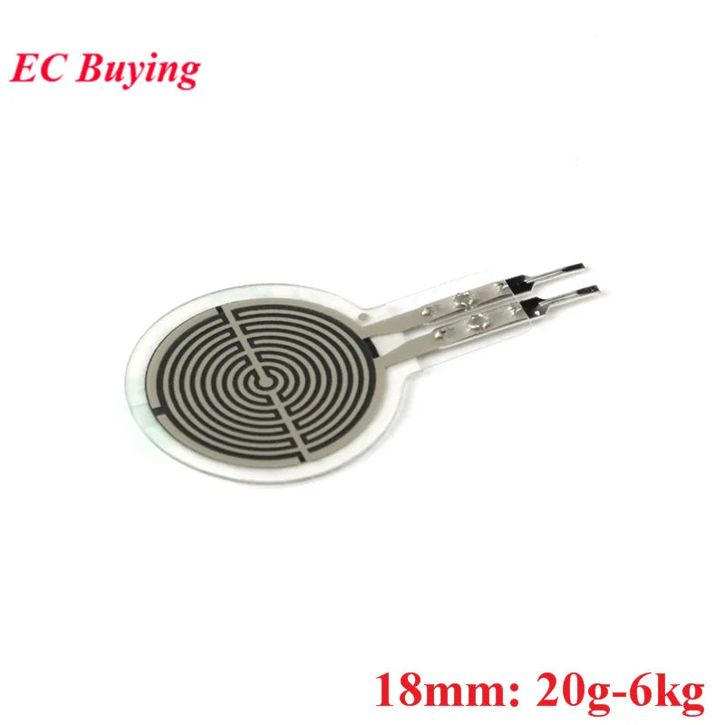2Pcs/1pc Resistive Thin Film Pressure Sensor Flexible Force Sensitive Resistor Load Cell Converter Module 4/18/110mm For Arduino
