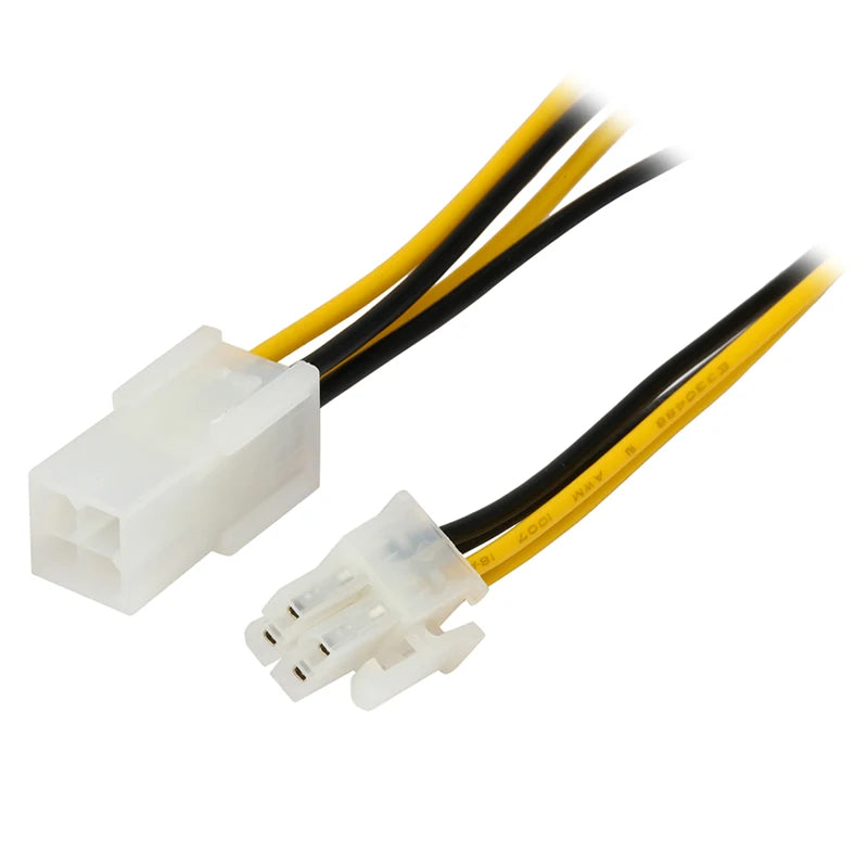CPU 4 pin Molex 4pin to EPS 8pin Power Adapter,ATX P4 Molex 4 pin to 8 pin Power Extension Cable,ATX 12V 4-pin PSU Motherboard