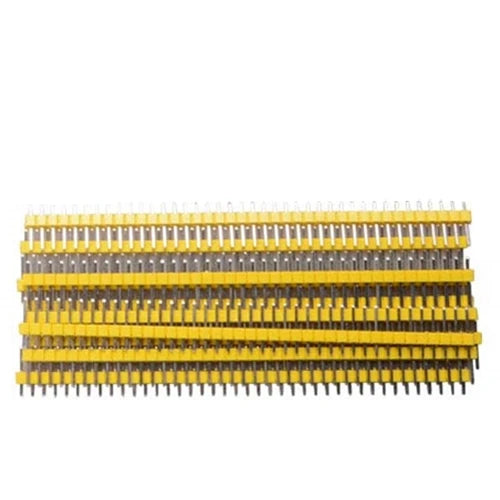 40 Pin 1x40 Single Row Male and Female 2.54 Breakable Pin Header PCB JST Connector Strip for Arduino Black
