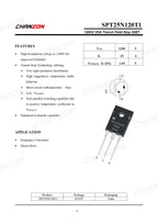 5pcs FGA25N120 TO-3P Field Effect Bipolar Junction Triode BJT IGBT Transistor High Powerful Fets 25A 1200V Integrated Circuits