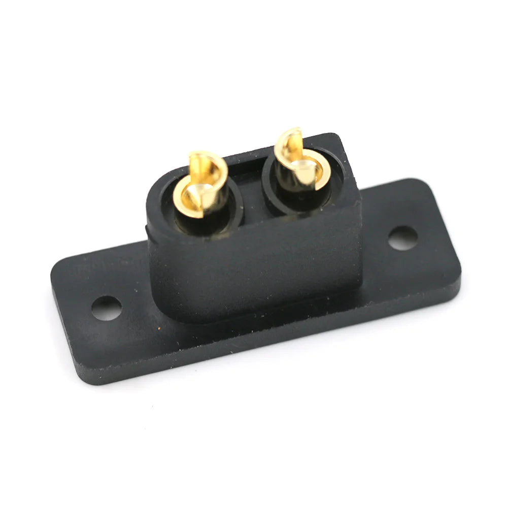 AMASS Black XT90E-M Battery Connection Plug Gold-Plated Male Connector DIY Connecting Parts for XT90 RC Aircraft Drone FPV