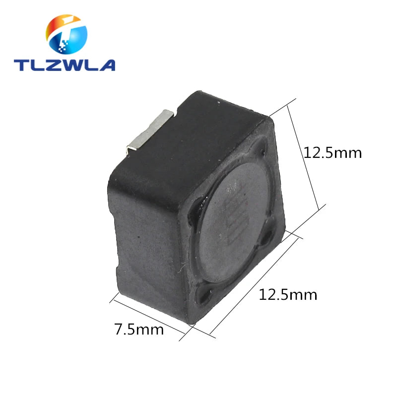 10PCS CDRH127 Power Inductor 2.2/3.3/4.7/6.8/10/15/22/33/47/68/100/150/220/330/470UH SMD Inductance CD127 12*12*7mm