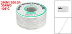 0.58mm Wire OD 200M 250M Electrical Wire Wrapping Wire Tin Plated Copper Wire PCB Solder Cable P/N DM-30-1000 30 AWG for Laptop