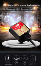 High-Precision Inclinometer HWT605 Accelerometer+Angle+Gyro, MPU9250 IMU, Temperature Compensation, Tilt Angle