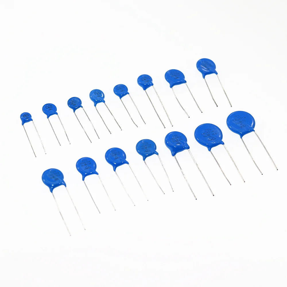 150pcs 15values Varistor Resistor Assorted kit 5D471K 7D471K 7D-391 7D431K 10D471K 10D431K 10D391K 14D471K 14D431K 10D241K